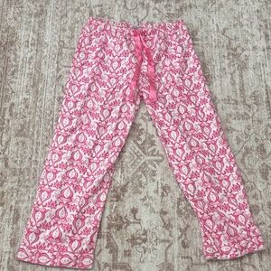 Women's Pink Patterned Pajama 2pc set